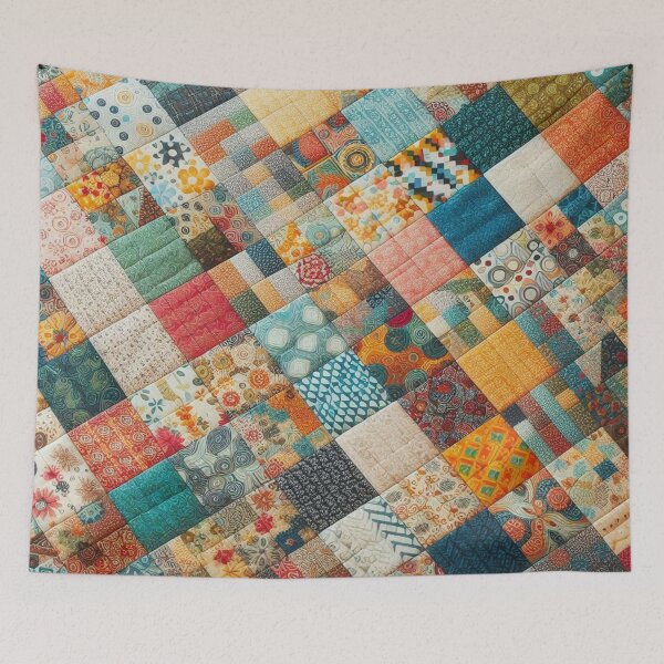 Item preview, Cozy Patchwork Blanket designed and sold by Rui Fernandes.
