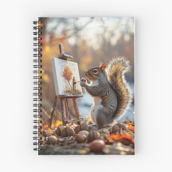 Item preview, Thought Provoking-Oil Painting Paws for Nuts-C124-1 designed and sold by MPCFICTION.