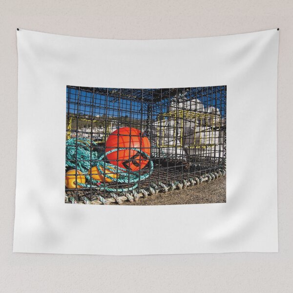 Item preview, Fishing Gear At Lyme Regis Harbour designed and sold by Dorset Girl.