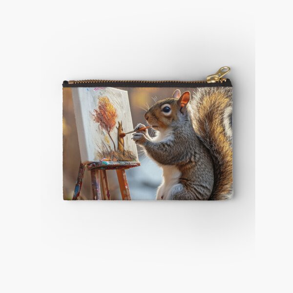 Item preview, Thought Provoking-Oil Painting Paws for Nuts-C124-1 designed and sold by MPCFICTION.