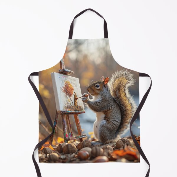 Item preview, Thought Provoking-Oil Painting Paws for Nuts-C124-1 designed and sold by MPCFICTION.