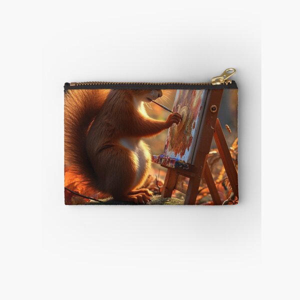 Item preview, Thought Provoking-Oil Painting Paws for Nuts-C124-2 designed and sold by MPCFICTION.