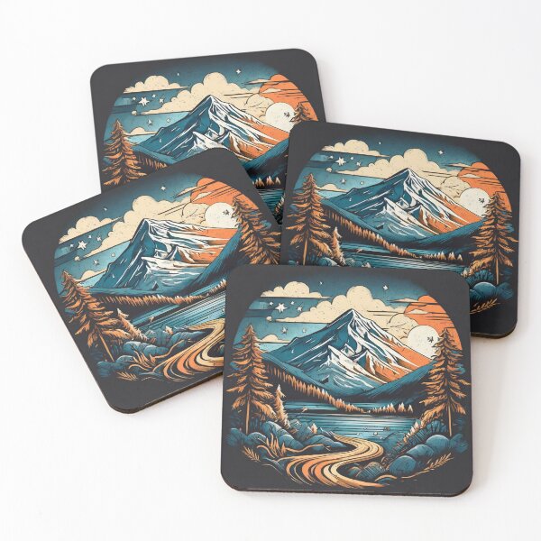 Item preview, Mountainous Landscape designed and sold by Florenmix.