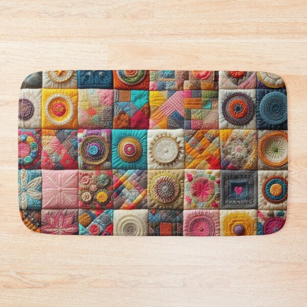 Item preview, Cozy Patchwork Blanket designed and sold by Rui Fernandes.