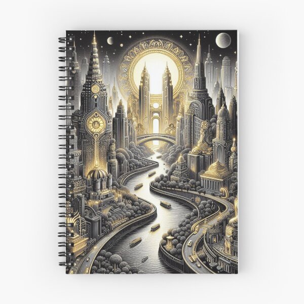 Item preview, The Marvelous City: Black and Gold Hues designed and sold by Rui Fernandes.