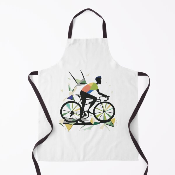 Item preview, Cubist style cyclist man designed and sold by xdiseno.