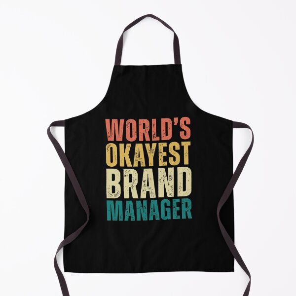 Item preview, Retro Worlds Okayest Brand Manager designed and sold by kamrankhan.