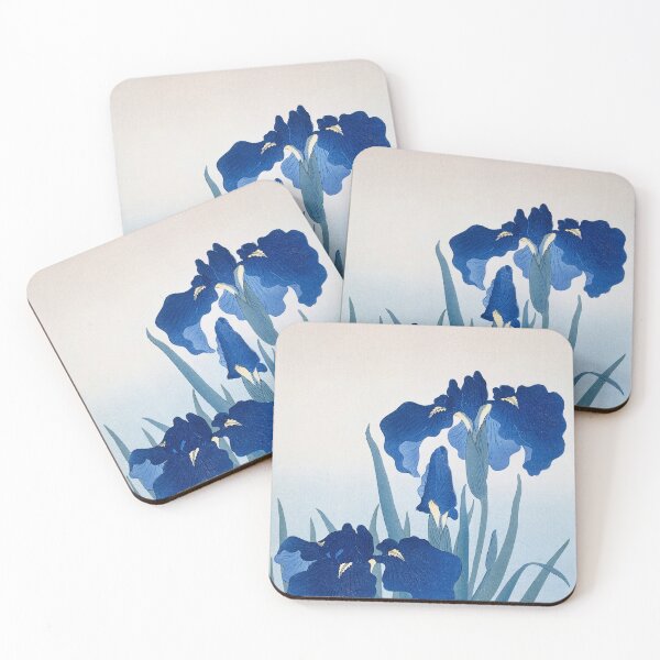 Item preview, Ohara Koso Vintage Iris Flowers designed and sold by Sarah A McMahon.