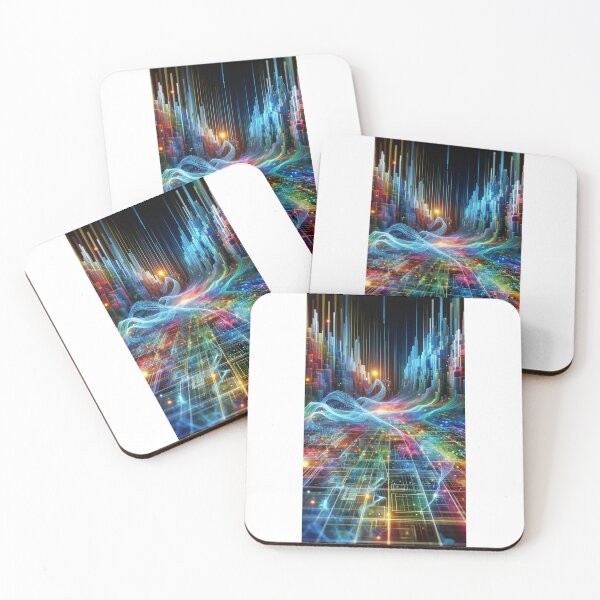 Item preview, Vibrant Data Symphony designed and sold by DreamAlongArt.