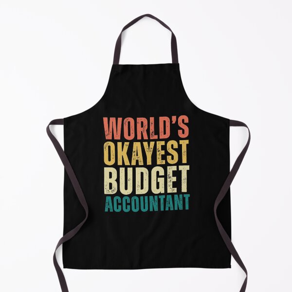 Item preview, Retro Worlds Okayest Budget Accountant designed and sold by kamrankhan.