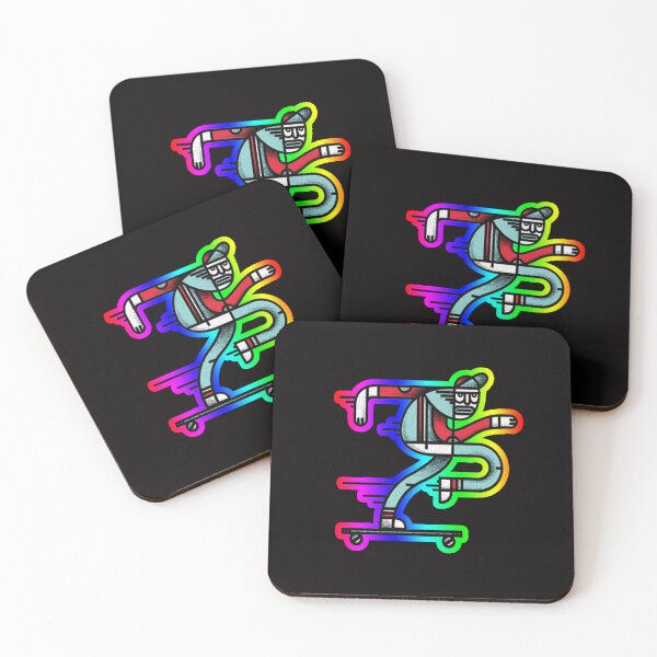 Item preview, psychedelic skate designed and sold by Ratatatts.