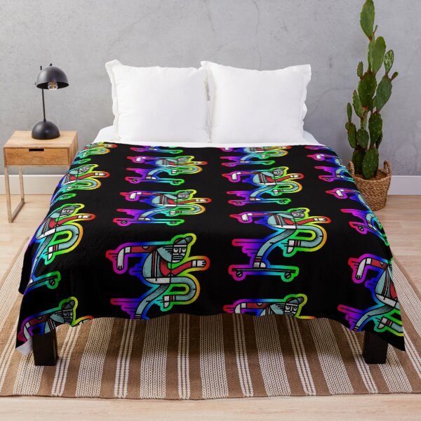 Item preview, psychedelic skate designed and sold by Ratatatts.