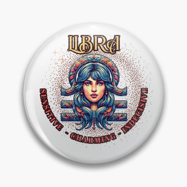 Item preview, Libra Horoscope : Charming, Sensitive & Indecisive designed and sold by AnalajiaDesigns.