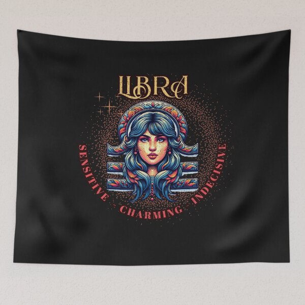 Item preview, Libra Horoscope : Charming, Sensitive & Indecisive designed and sold by AnalajiaDesigns.