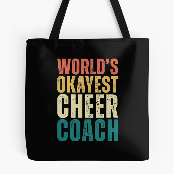 Item preview, Retro Worlds Okayest Cheer Coach designed and sold by kamrankhan.