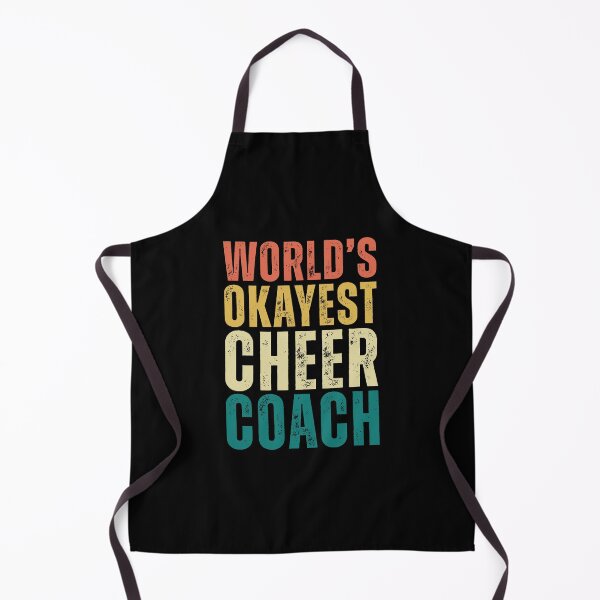 Item preview, Retro Worlds Okayest Cheer Coach designed and sold by kamrankhan.