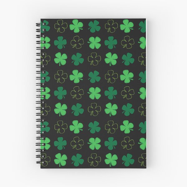 Item preview, Four Leaf Clover - Shamrock Print - Black designed and sold by JenPolegattoArt.