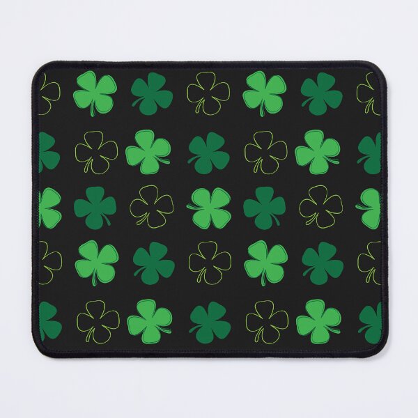 Item preview, Four Leaf Clover - Shamrock Print - Black designed and sold by JenPolegattoArt.