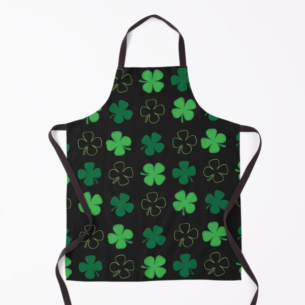 Item preview, Four Leaf Clover - Shamrock Print - Black designed and sold by JenPolegattoArt.