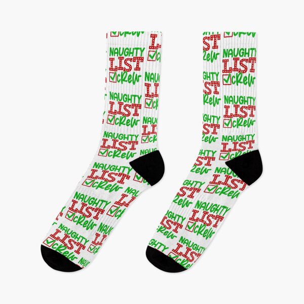 Item preview, Naughty list crew check mark designed and sold by Magico Paco.