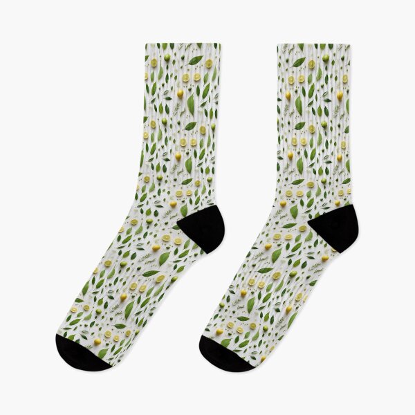 Item preview, Beautiful design of green and yellow leaves designed and sold by MidArtFusion.