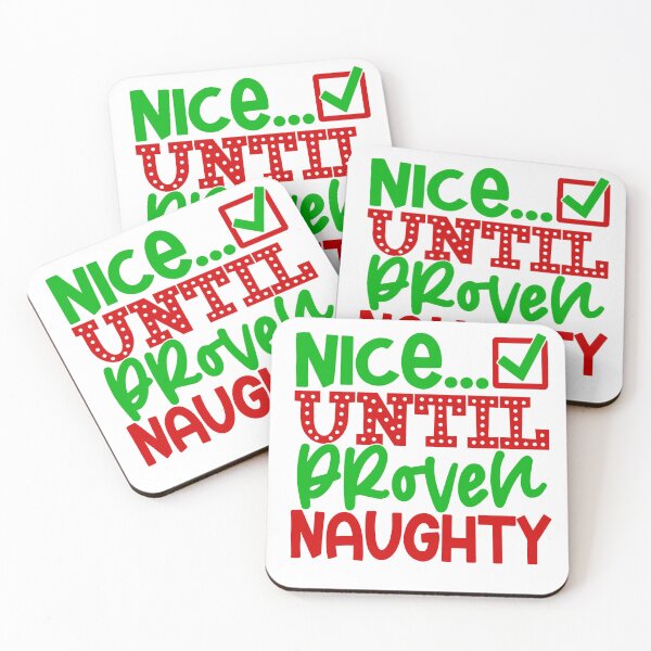 Item preview, Nice until proven naughty check mark designed and sold by Magico Paco.