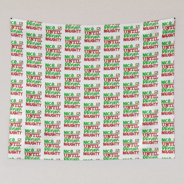 Item preview, Nice until proven naughty check mark designed and sold by Magico Paco.