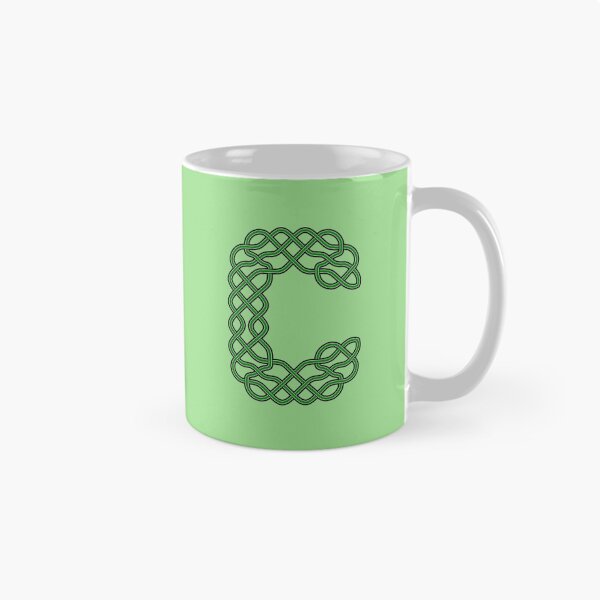 Item preview, Celtic Knot Green Letter C designed and sold by Almdrs.