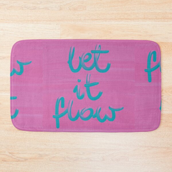 Item preview, LET IT FLOW word art print designed and sold by nataliavandalia.