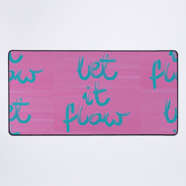 Item preview, LET IT FLOW word art print designed and sold by nataliavandalia.