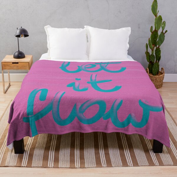 Item preview, LET IT FLOW word art print designed and sold by nataliavandalia.