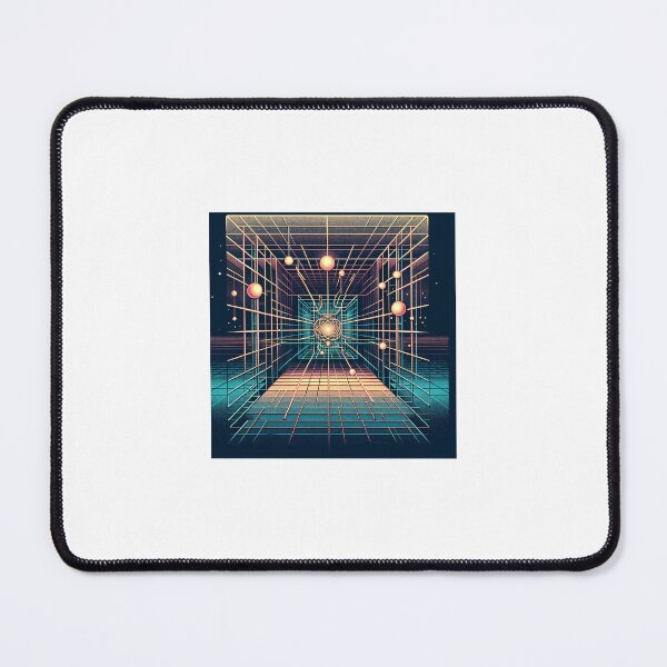 Item preview, Synthwave Gridscape designed and sold by DreamAlongArt.