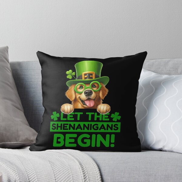 Artikelvorschau, Lassen Sie die Shenanigans beginnen, Golden Retriever entworfen und verkauft von TMars.