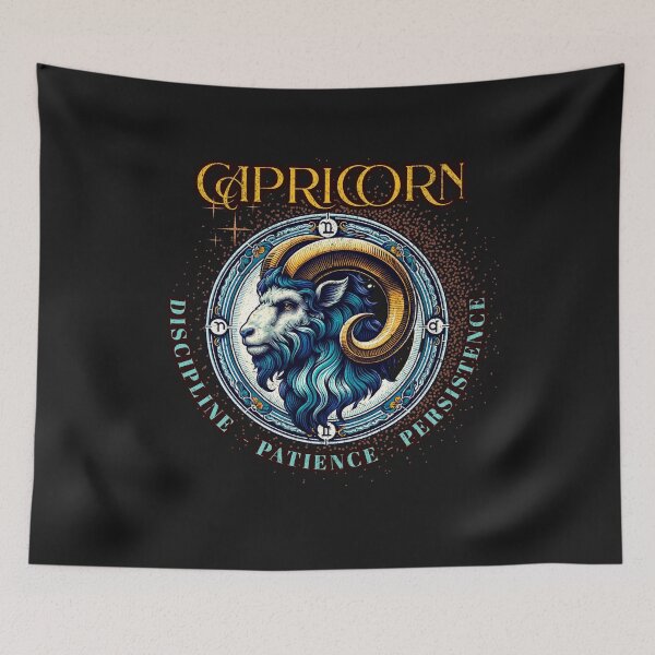 Item preview, Capricorn Horoscope : Discipline, Patience & Persistence designed and sold by AnalajiaDesigns.
