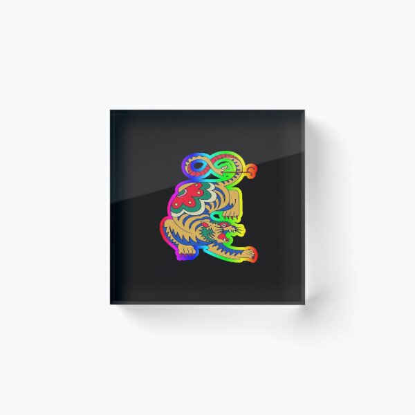 Item preview, psychedelic tiger designed and sold by Ratatatts.