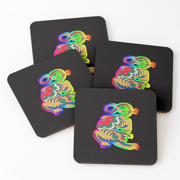 Item preview, psychedelic tiger designed and sold by Ratatatts.