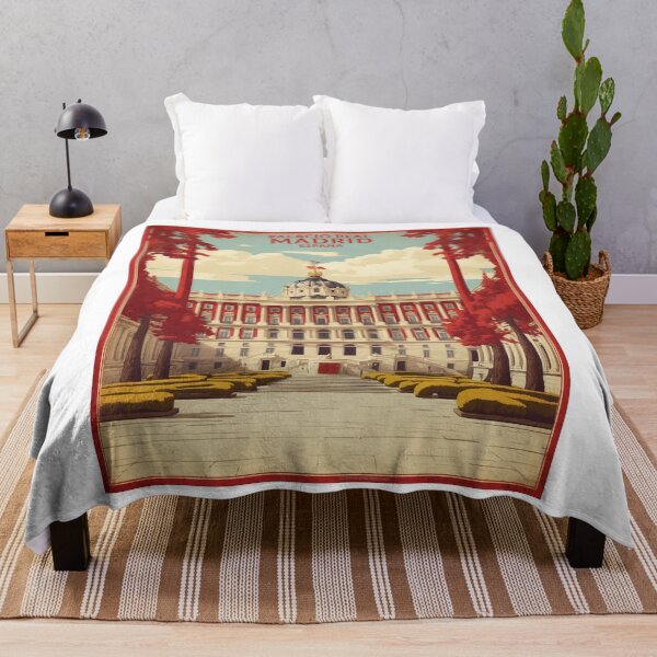 Item preview, Palacio Real Madrid Spain Tourism Vintage Poster designed and sold by TravelersGems.
