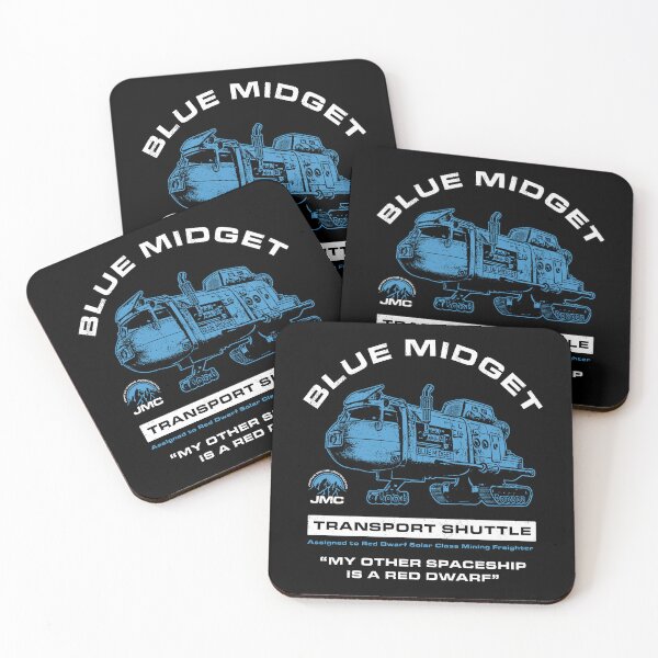 Item preview, Blue Midget Shuttle Red Dwarf designed and sold by Darmoks-Geeks.