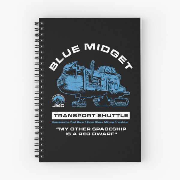 Item preview, Blue Midget Shuttle Red Dwarf designed and sold by Darmoks-Geeks.