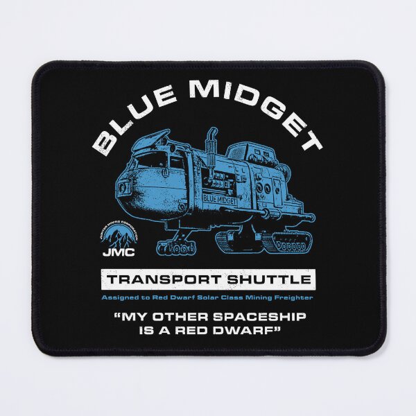 Item preview, Blue Midget Shuttle Red Dwarf designed and sold by Darmoks-Geeks.