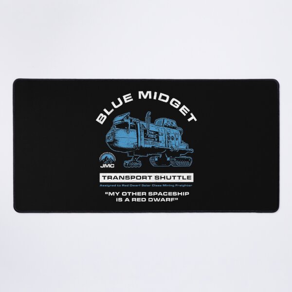 Item preview, Blue Midget Shuttle Red Dwarf designed and sold by Darmoks-Geeks.
