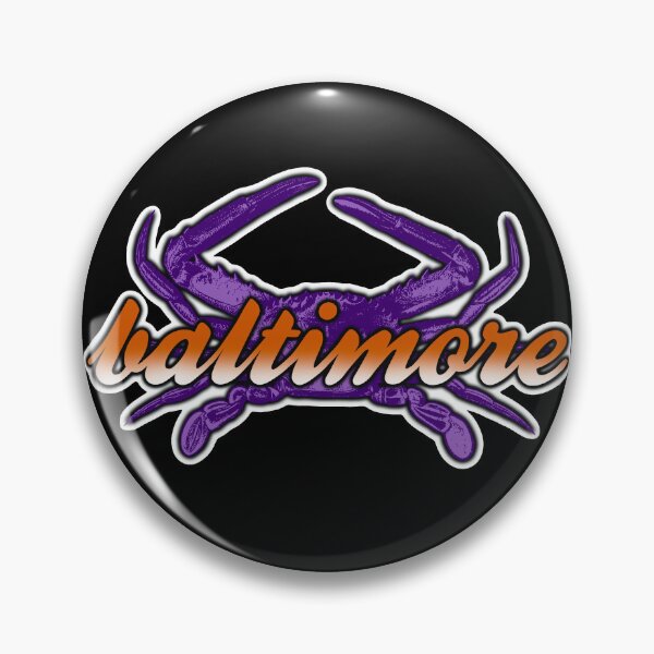Item preview, Purple & Orange Baltimore Crab designed and sold by fangirljules.