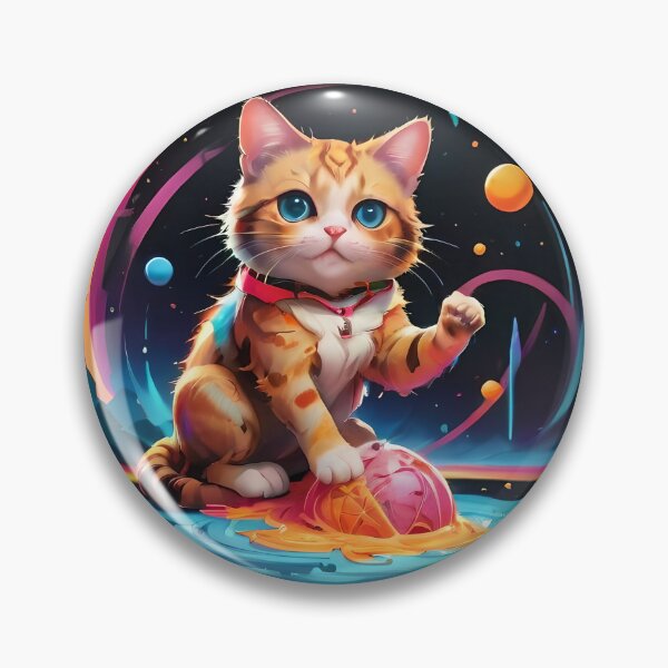 Item preview, Super cute cosmic kitten designed and sold by joshthang.