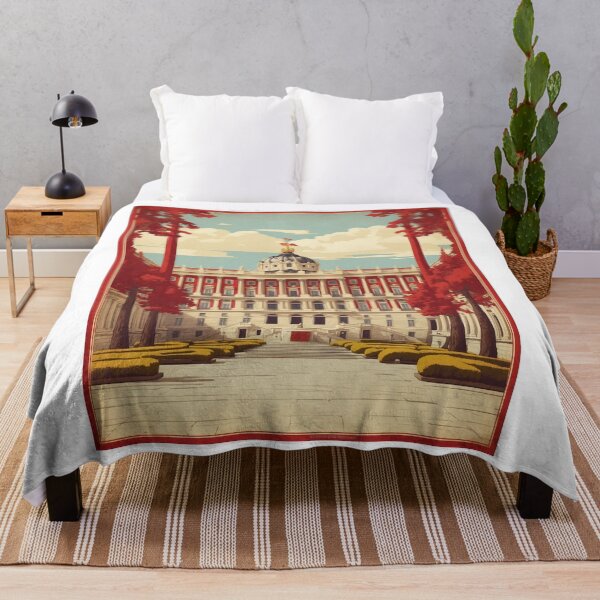 Item preview, Palacio Real Madrid Spain Tourism Vintage Poster 2 designed and sold by TravelersGems.