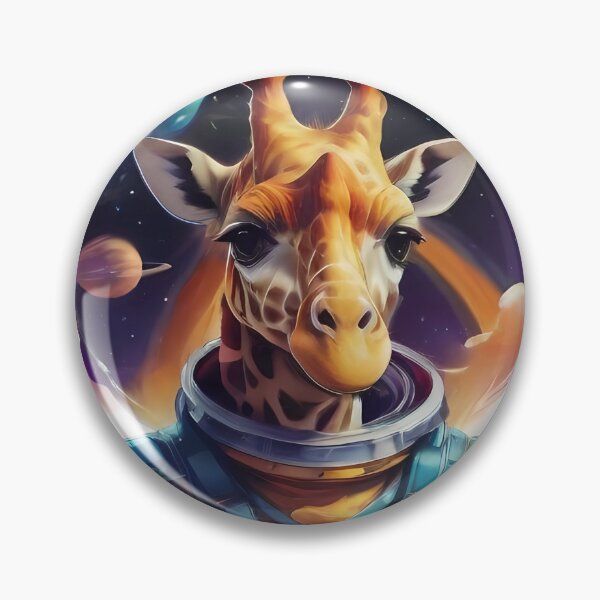 Item preview, An astronaut giraffe with planets designed and sold by joshthang.