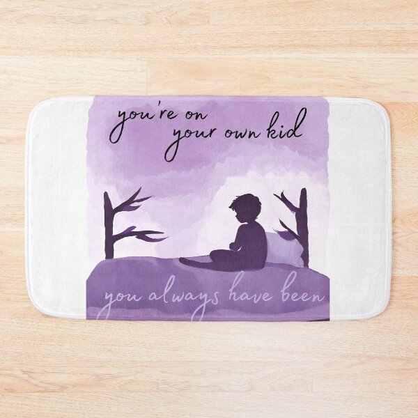 Item preview, Your On Your Own Kid Lyrics - Light Purple designed and sold by Samantha Kelly.