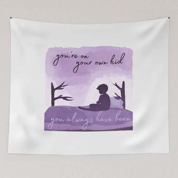 Item preview, Your On Your Own Kid Lyrics - Light Purple designed and sold by Samantha Kelly.