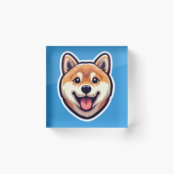 Item preview, Shiba Inu Kawaii Puppy Dog designed and sold by ElegantCat.