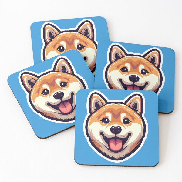 Item preview, Shiba Inu Kawaii Puppy Dog designed and sold by ElegantCat.
