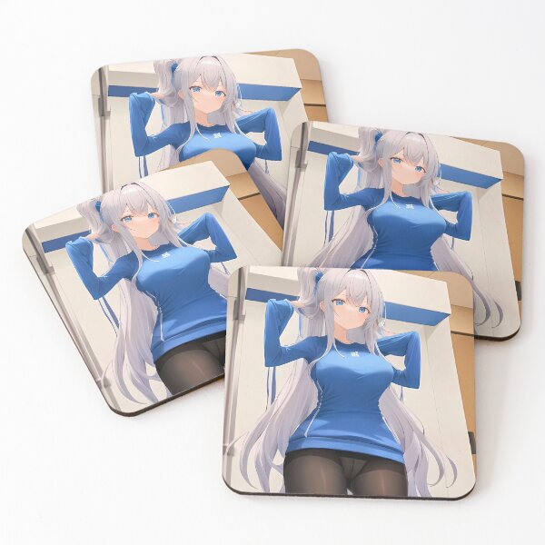 Item preview, Cute Gym Girl Big sweater Yoga Pants Hot Ecchi  Ecchi Anime Waifu designed and sold by lifeissheep.